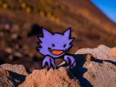Cute Haunter Chibi Pokemon Fridge Magnet/Keychain
