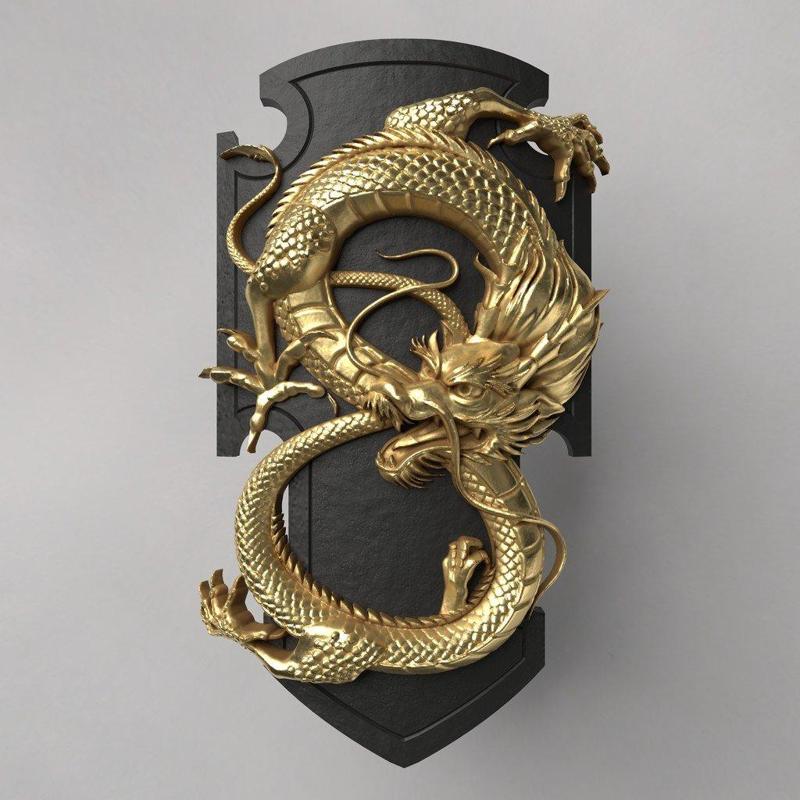 Relic shield with Shenron Dragon