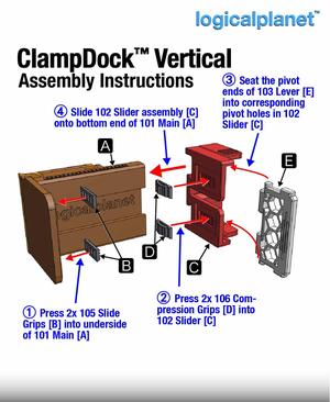 ClampDock Vertical