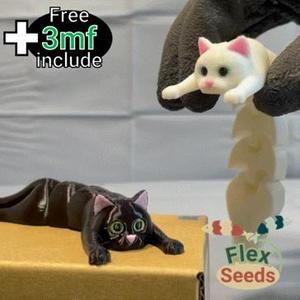 Flexi Holding Cat (Print-in-place)