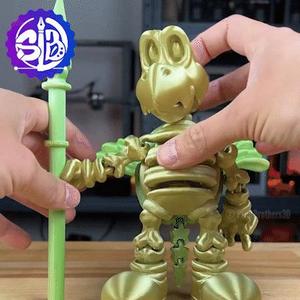 FLEXI TROOPAS BONES KOOPA 3MF – 4 COLORS ‘SUPER MARIO BROS – NOT SUPPORT