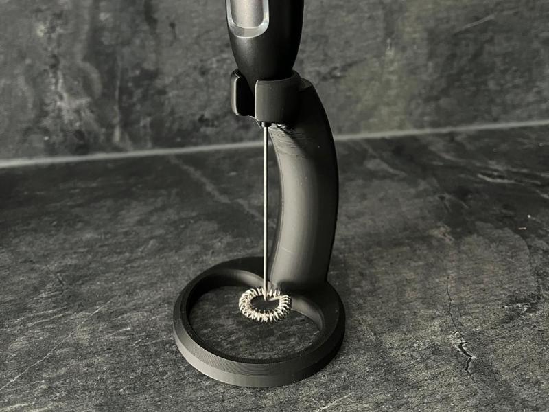 Milk frother holder coffee accessory