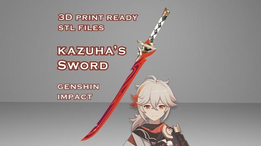 Kazuha Cursed Blade — Genshin Impact — Sliced Print Ready