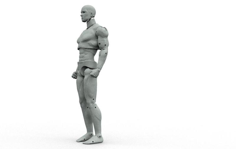 Hero Articulated Action figure – 3d Print and customize