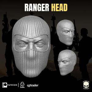 Ranger Head  For Action Figures