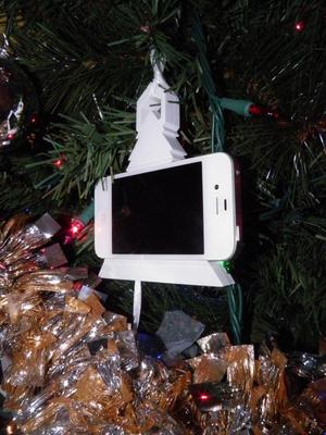 Play Music iphone Christmas Ornament