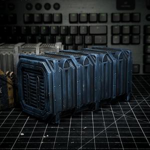 Magnetic Cargo Container for terrain and storing bits