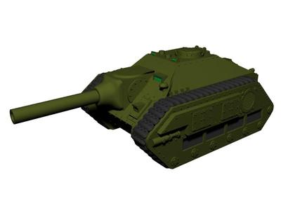 Assault gun 28mm --- Work in progress
