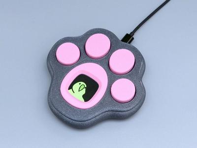 Kitty Paw Print Keypad