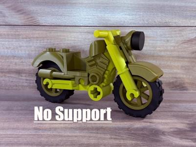 Big Brick Vintage Motorcycle 500% no support