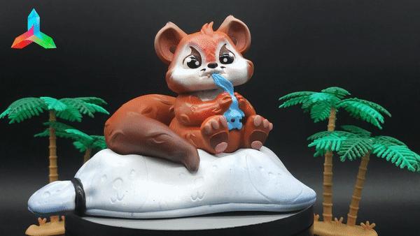 Red Panda figurine: more than a panda, a Pandadoux
