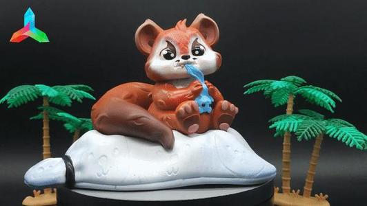 Red Panda figurine: more than a panda, a Pandadoux