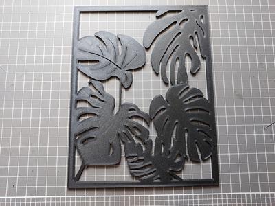 Decorative Monstera Leaves panels, Wall Art