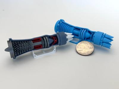 Mini Turbojet Engine | Adjustable Nozzle