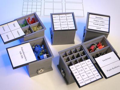 Organize Small Things Like Electronic Parts