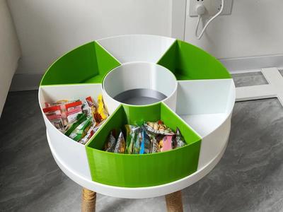 Customizable Compartmentalized Snack and Fruit Bowl
