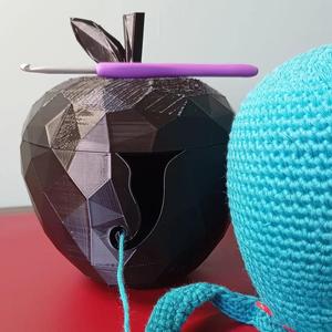 Low Poly Apple Yarn Bowl