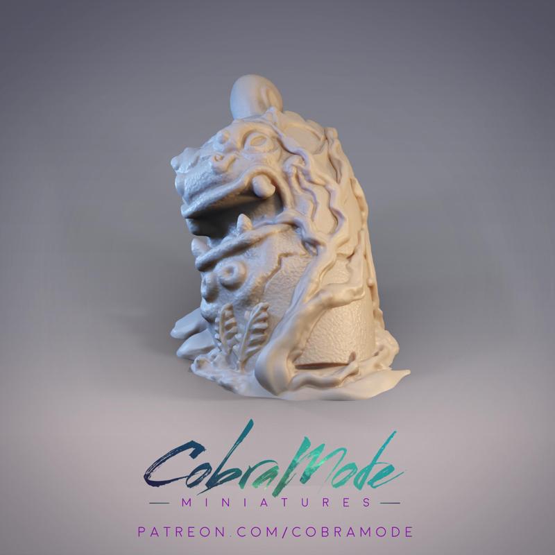 Hikiga Statue Terrain Piece
