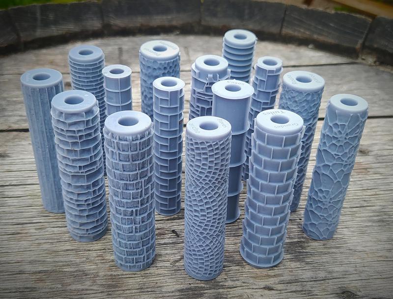 15 Rouleaux a texture – Foam roller – To make scener