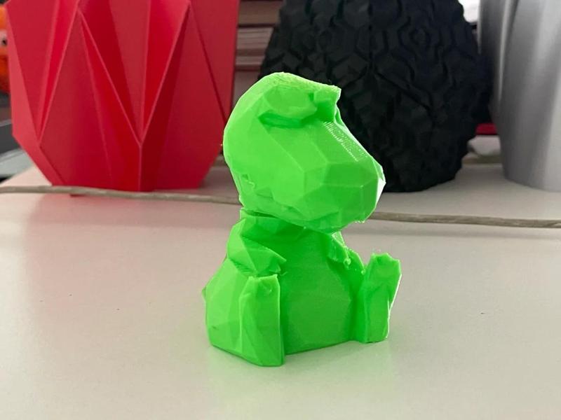 Low Poly Judgy T-Rex Bobblehead