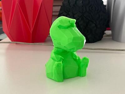 Low Poly Judgy T-Rex Bobblehead