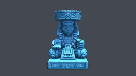 Statue Aztec Huehueteotl God of fire HP