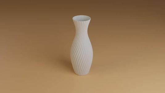 Hi-Poly Twisty Vase