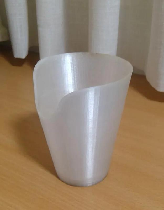 Vaso con escotadura – orthopedic vessel