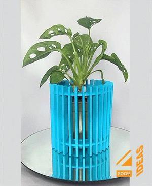Planter Pot 2 – laser cut style