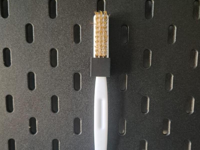 IKEA Skadis Nozzle brush holder