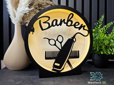 Barber Shop LED Lampe