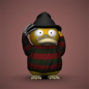 Psyduck -Freddy Krueger Costume