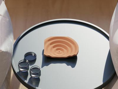 Ripple Bowl. Modern Catch All Tray