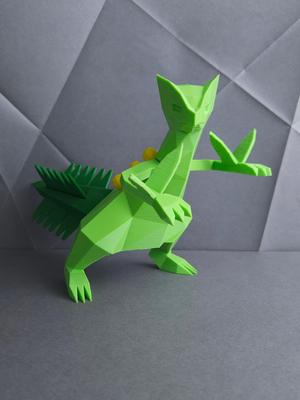 Sceptile Low Poly