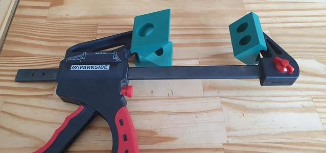 Lidl Parkside Clamp 90 Degree angle Corner UPDATED   