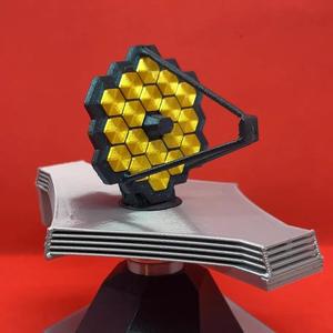 3D Printable JWST | James Webb Space Telescope for Multicolor 3D Printing   