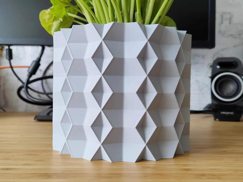 Geo Diamond Form – Pot and Planter for your house plants – Vase mode print