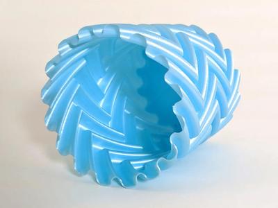 Zig Zag Vase Desk Storage Cup