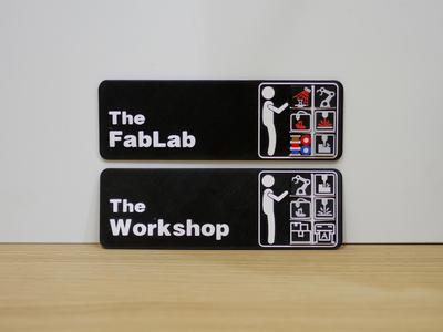 “The Office” Workshop Customizable Sign