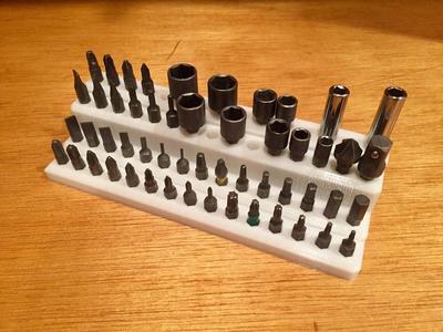 1/4″ Hex Bit Holder/Organizer