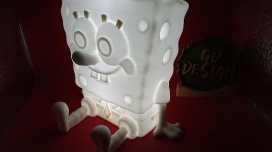 SpongeBob SquarePants Sitting on The Floor Nightlight