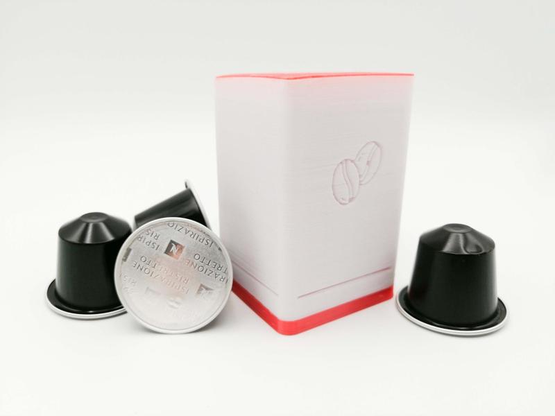 Empty Nespresso aluminum capsules