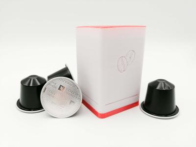 Empty Nespresso aluminum capsules