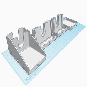 Modular Magnetic Deck Holder, Horizontal/Vertical Card Stand and Token Tray