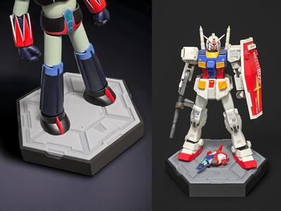 Scifi display base for Action Figure and Model Kit