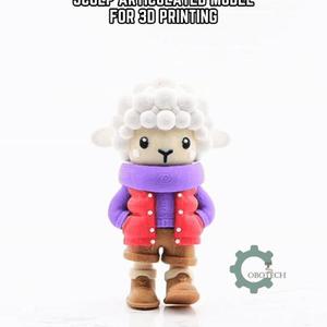 Cobotech Articulated Cozy Sheep In Urban Vibes Fashion