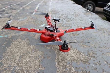 Delta Elite 3D Printable Quadcopter Frame