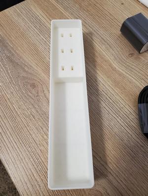 Gridfinity 1×5 Cable and Charger Holder
