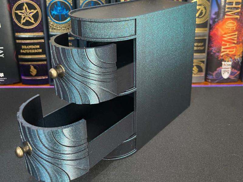 Mini Curved End Table Bookshelf Desktop Decor