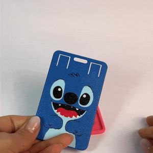 Stitch & Angel ID Card/Badge holder - Standard Size